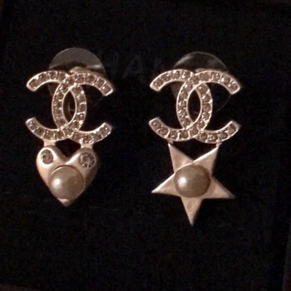 Authentic Chanel Goldtone Earrings